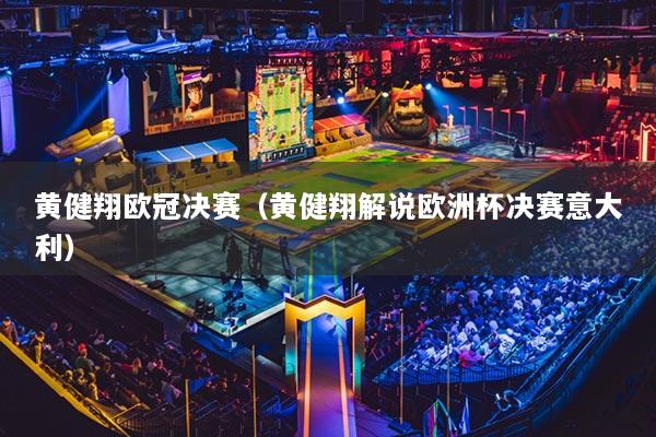 黄健翔欧冠决赛(黄健翔解说欧洲杯决赛意大利)